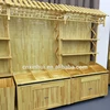 Supermarket rack shelf,wooden rack shelf, wood shelf & store display shelf from china