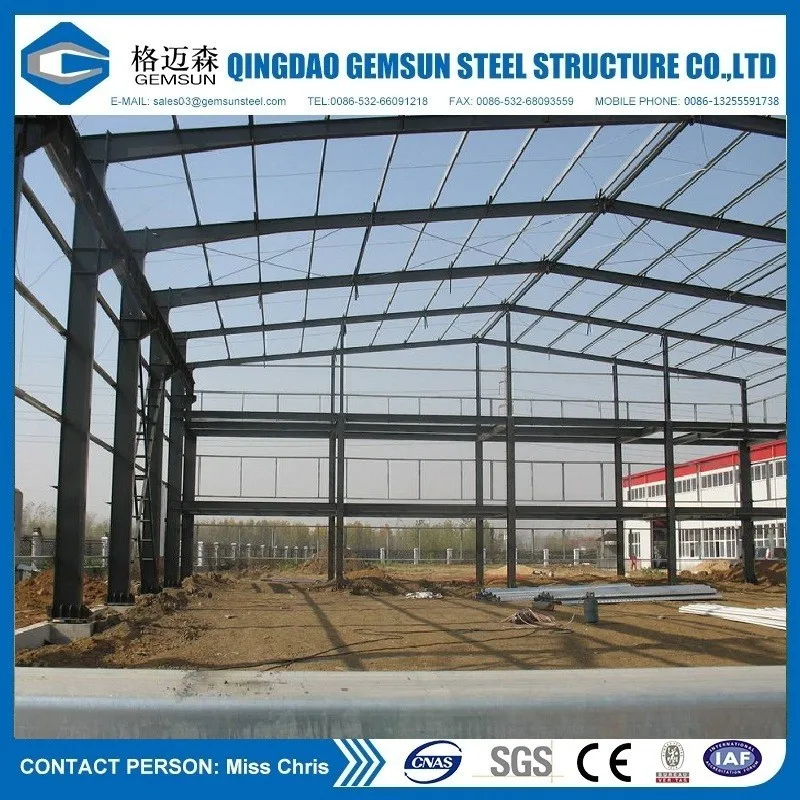 Heavy Duty Steel Warehouse Workshop Made in China