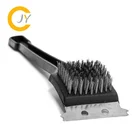 18 " plastic handle wire brush plastic long handle bbq barbecue scraper grill brush