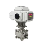 1/2 inch Remote Control Electric Motor Operated Stainless Steel 304 Ball Valve with Electric Drive