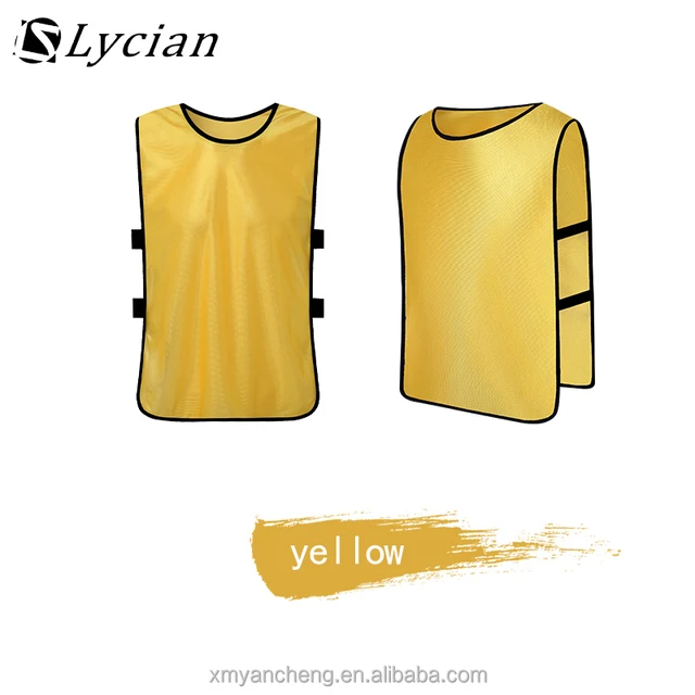 Custom cheap soccer training vest , top quality soccer jersey