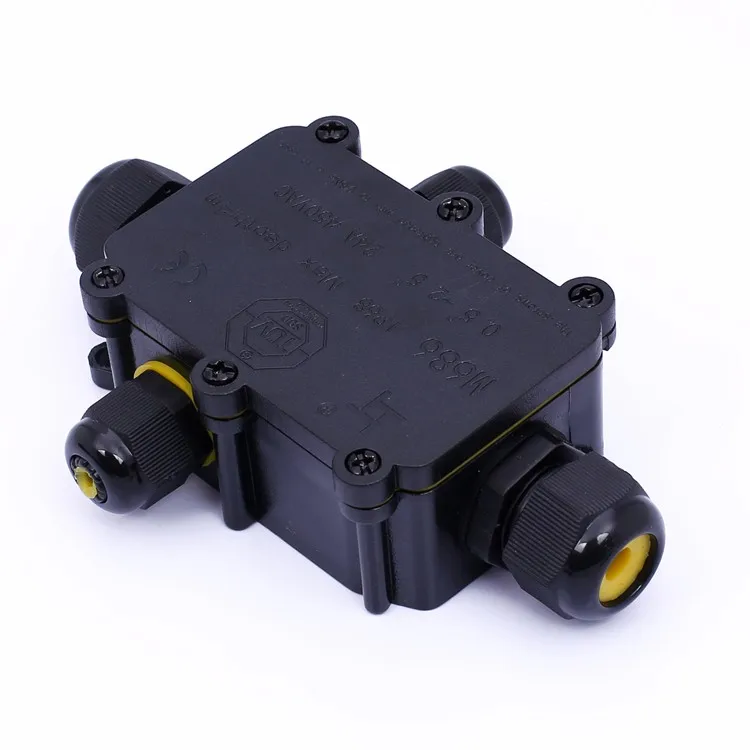 ip68 waterproof junction box with cable gland