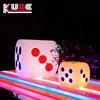 LED dice stool color led bar seat lighting changing outdoor plastic chair illuminated led cube stool