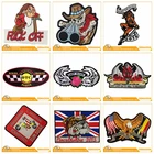 Wholesale china factory direct MOQ=1PCS custom promotional hotfix iron on embroidery patch