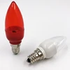 YF-204 Wholesale energy saving transparent candle bulb e12 e14 festoon lights led