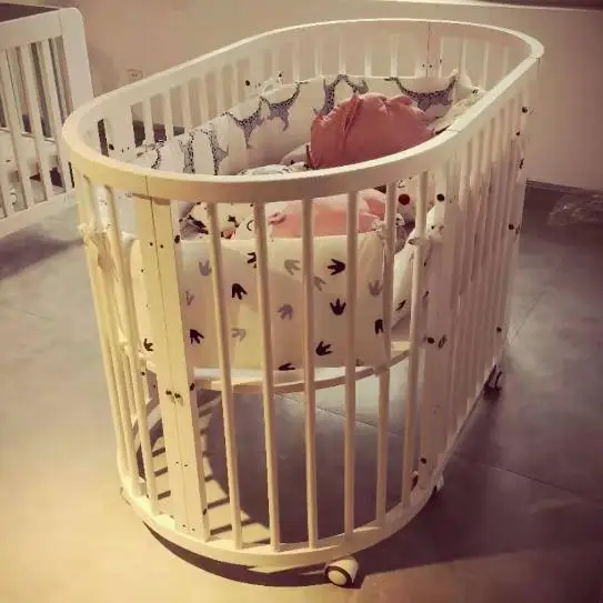 round baby cribs