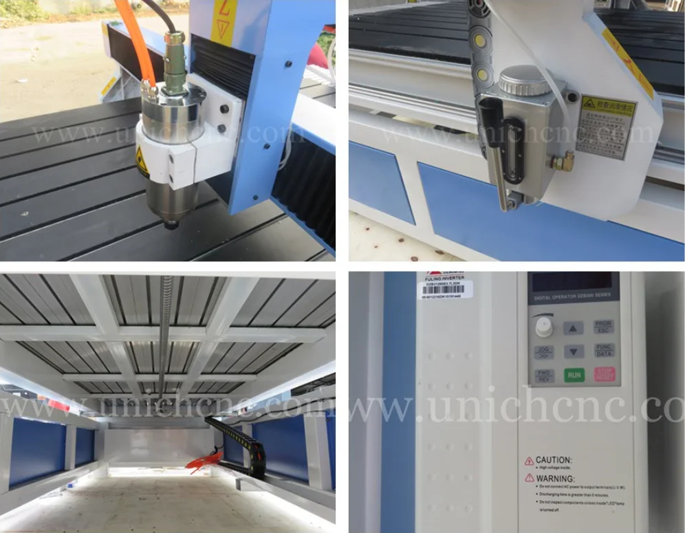 most popular Unich 1224 cnc router machine/cnc granite cutting machine