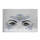 Beautiful face crystal sticker Rhinestone Stickers Body Gems Temporary Tattoo Sticker
