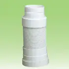 Toilet bowl connector pipe, WC pan tube,flexible spring drain hose