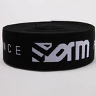 Custom woven textile logo jacquard elastic waistband for man underwear