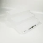 Frosted Display 3 Tired Frosted Acrylic Stair Step Wine Bottle Display Rack / Stand