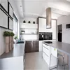Professional modern kitchen designs cream kitchen cabinets Foshan factory