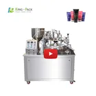 cosmetic tube filling sealing machine plastic tube filler and sealer