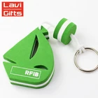 Cheap Wholesale No Minimum Custom EVA Foam Floating Boat Key Ring Keychain Key Chain