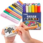 Acrylic paint marker 12/24 colors set permanent drawing pens for artist suppliers