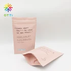 Top quality organic coffee scrub packaging private label custom printed plastic bag