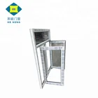 Guangzhou PVC Profile Double Glass White Casement Window