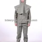 electric arc shielding clothing,high voltage electriferious safety working clothing