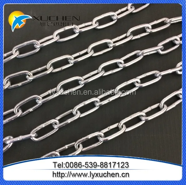 Ordinary Galvanized Mild Steel l<em></em>ink Chain For Protection.