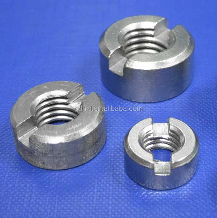 Din 546 Stainless Steel Round Nuts Slotted Round Nut Buy Stainless