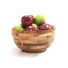 African Wood Hand Shaped Fruit Resin Large Wooden Bowl