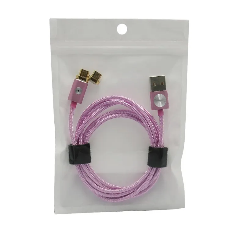 Magnetic cable for iphone 7/7plus/6plus/s7 edge/s7 1M cable 360 degree plug round magnetic charging cable - ANKUX.COM