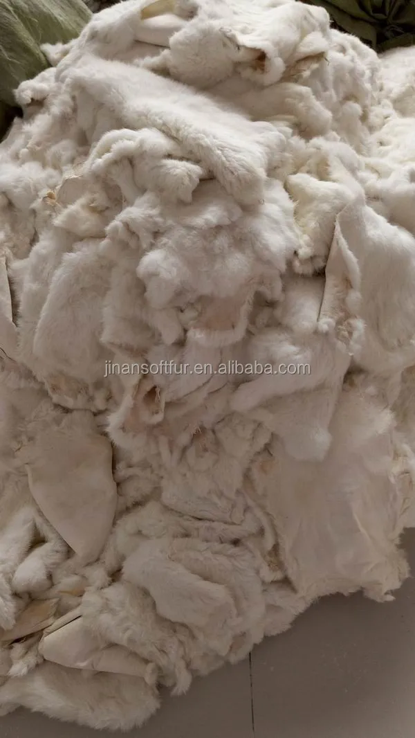 Genuine Raw Chinchilla Rabbit Fur Pelt for sale cheap price
