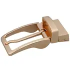 Gold Buckles Mens Belt Buckles Matte Gold Men's Customized Alloy Pin Belt Buckles