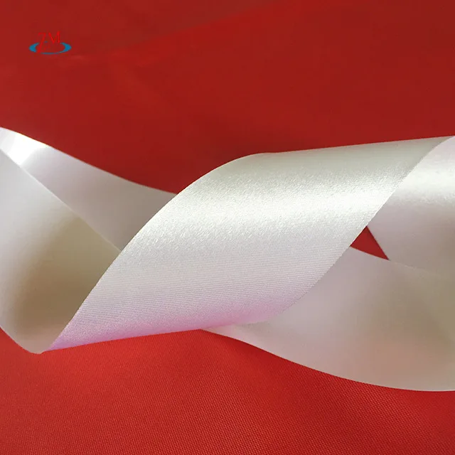 Top quality Thick Double Faced Polyester Satin ribbon with factory price