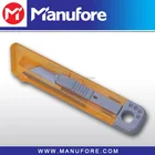 Blade Plastic Handle Auto-retractable Blade Utility Plastic Bag Cutting Knife 18mm Blade Plastic Handle