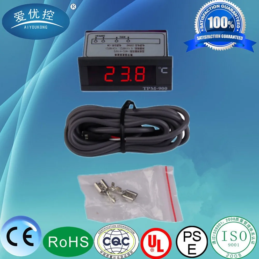 Refrigerator Display Cabinet Cabinet Refrigeration Unit Digital Electronic Thermometer TPM-900 Scarlet Letter