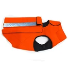 Anti- Perforation protective hunting dog coat in neon orange