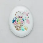 Newest Easter oval shape souvenir fridge magnet