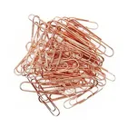 Desktop accessories binding clips bookmark rose gold paper clip