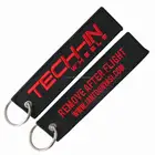 embroidered keychain/key tag/keyring ALPHA JET