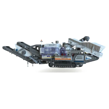 Professional manufacturer semi-mobile crushing plant,refurbished mobile crusher