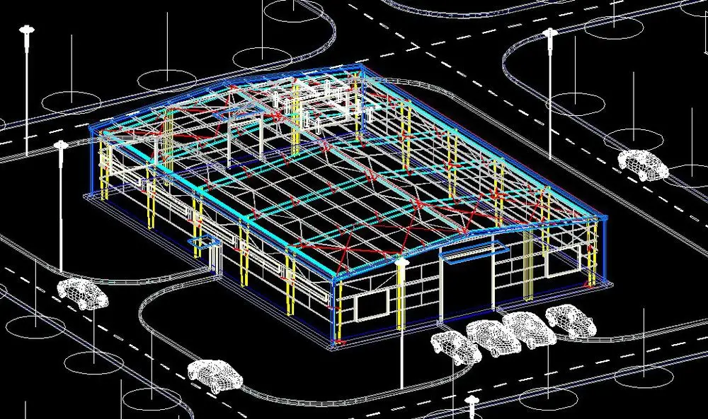2014 latest products the most popular steel structure building/warehouse/
