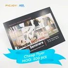 Good A4 clothes store Opening flyer print shop printing service in shanghai