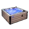 Freestanding acrylic cheap hot tub outdoor spa made in china for 5 people