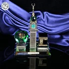 MH-LP0225 crystal building tower gift crystal ramadan islamic tower