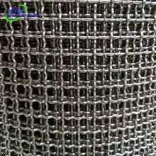 stainless steel vibrating screen crimped wire mesh