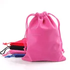 Wedding favors gifts velvet jewelry bag with custom logo