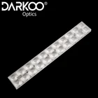 2018 hot sale pmma smd 2835 3030 led linear lens with two rows 70 degree