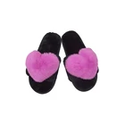 Hot selling products sheepskin fur slippers slides women for wholesale