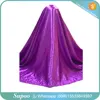 Great selling purple stretch silk chiffon fabric silk satin taffeta fabric