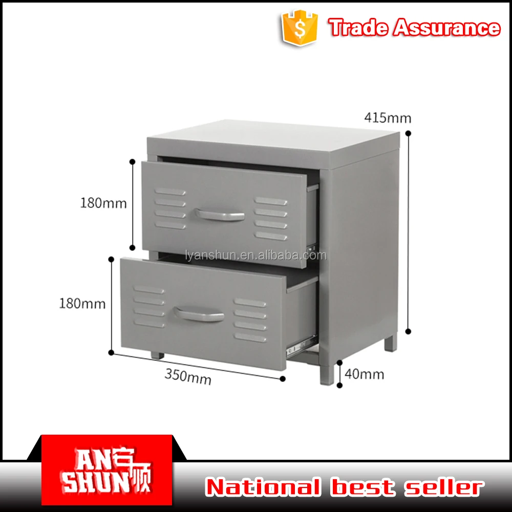 room furniture bedside drawers cabinet mini steel cupboard