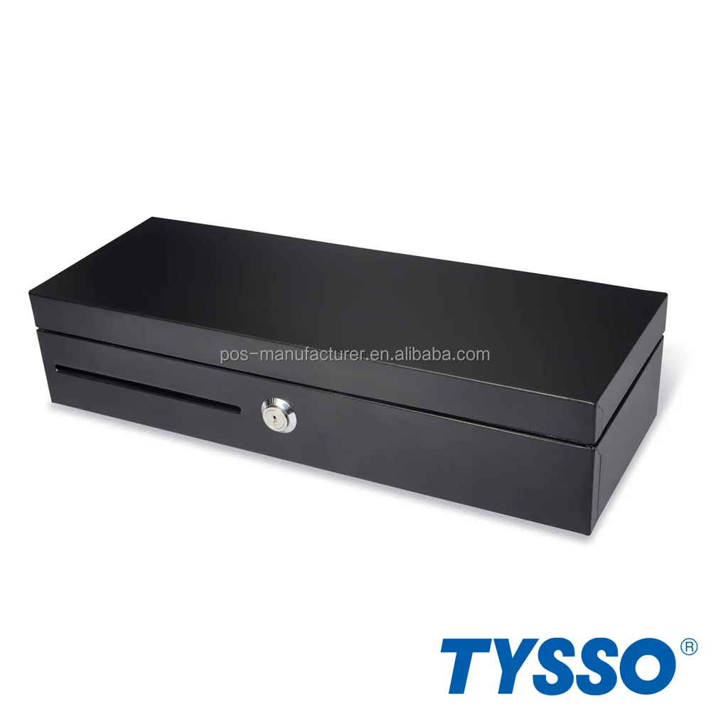 Taiwan Manufacturer Tysso Black Pos Steel Cash Drawer For Retail