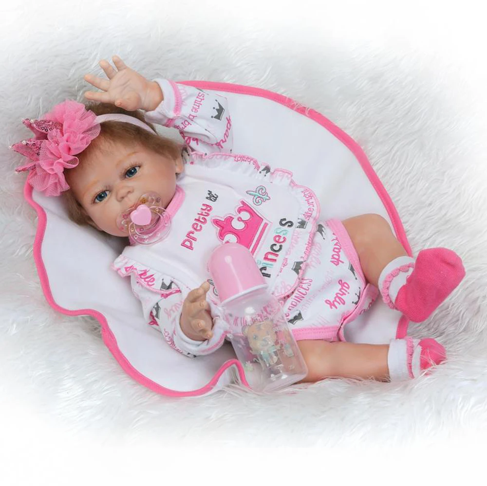 New Supler Real Boutique Reborn Babies Dolls 20 Full Body Silicone Reborn Boy Dolls Rooted Mohair Eyelashes Baby Gift Reborn (18)