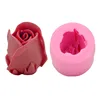 silicone candle mold 3D rose flower soap mold