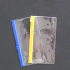 Small clear hard plastic pvc zipper storage pouch bags for watches